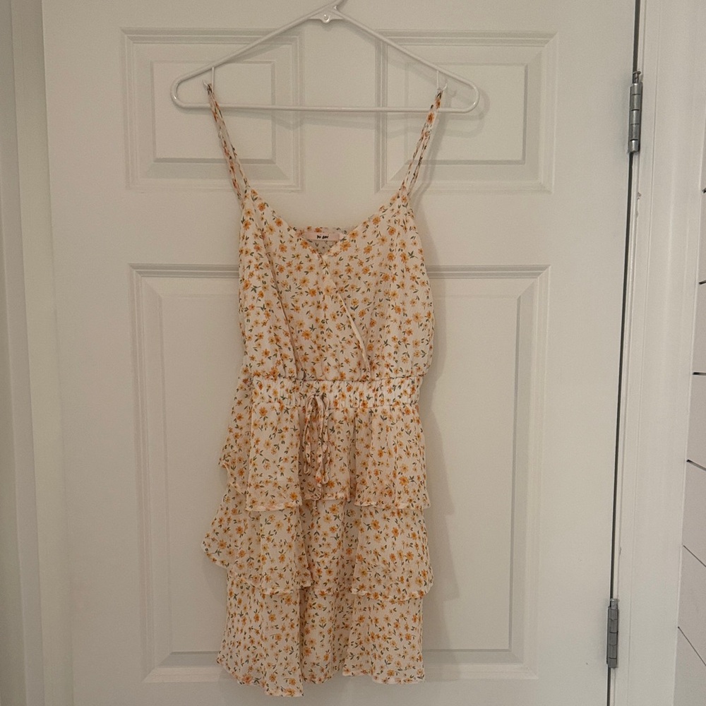 Miami Yellow Floral Dress